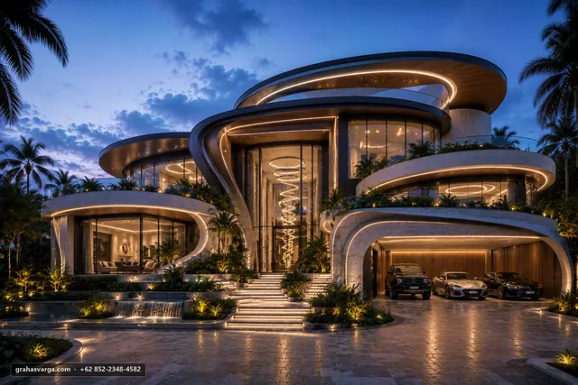 Arsitektur untuk Kabupaten Banggai Laut. — pandangan arsitektur 3